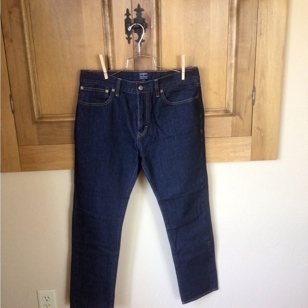 J. Crew Men's Indigo Straight Jeans